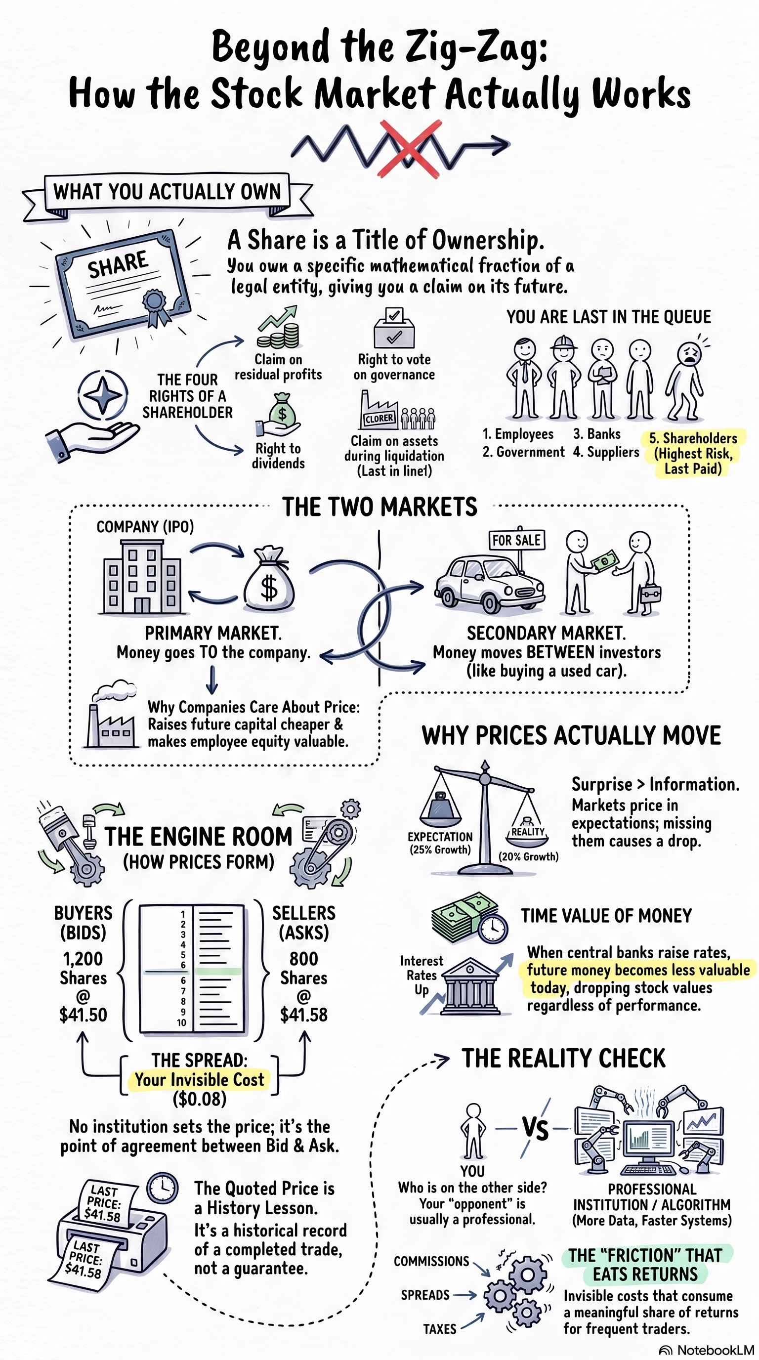 Infographic: what you actually own when you buy a stock