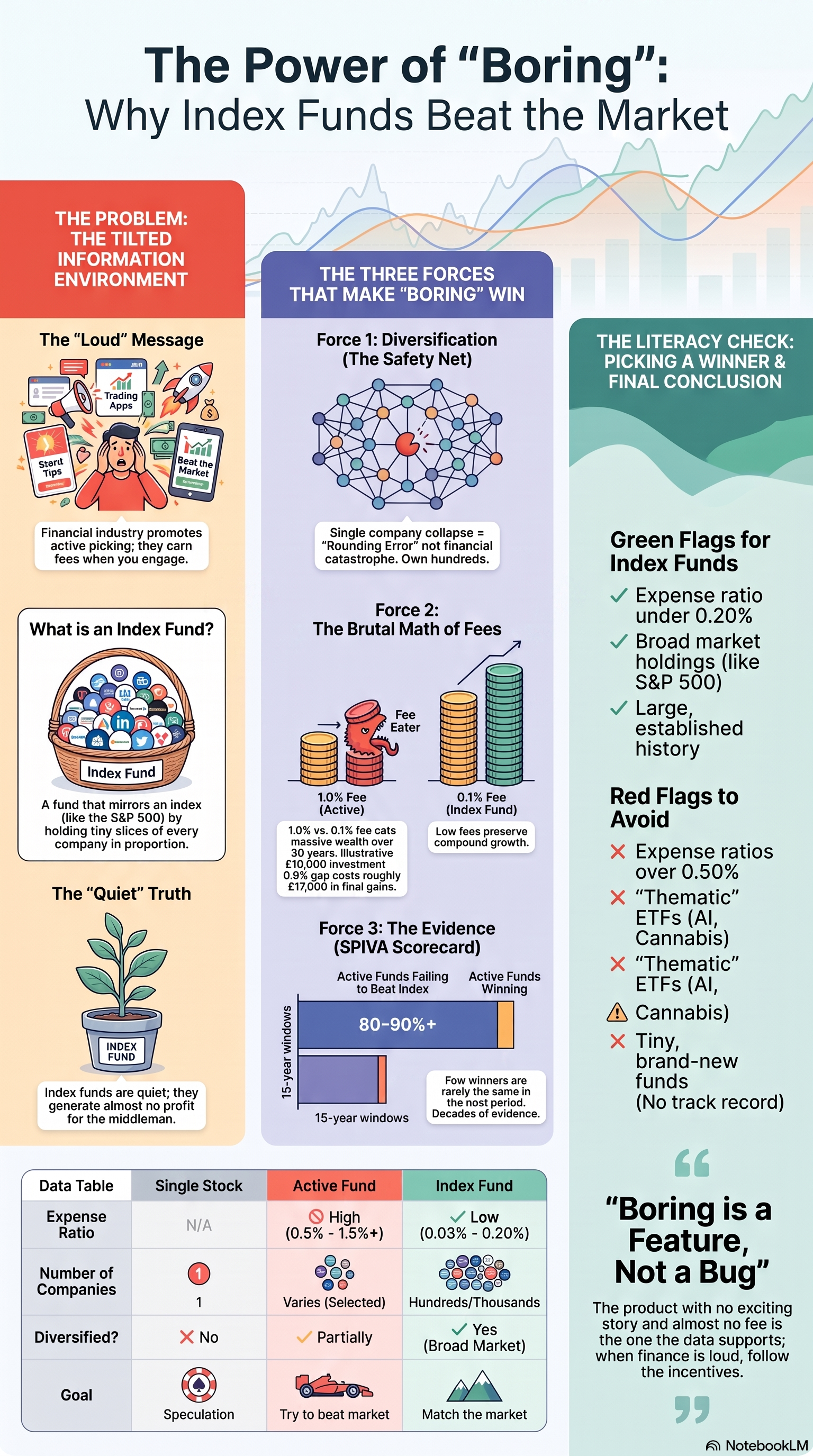 Infographic: index funds and ETFs
